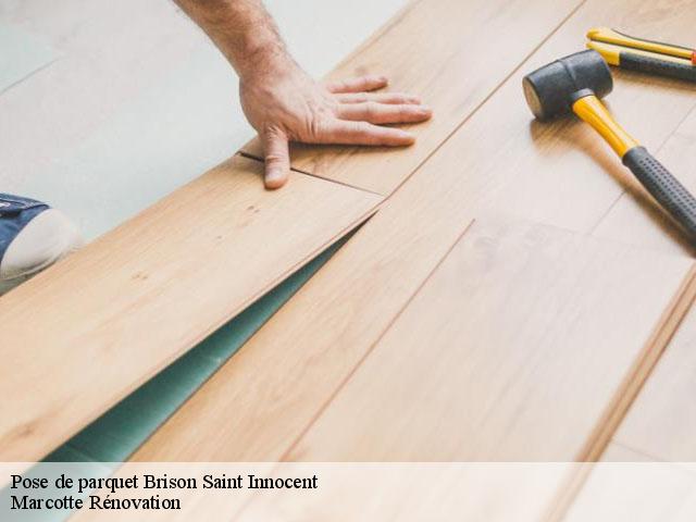 Pose de parquet  brison-saint-innocent-73100 Marcotte Rénovation