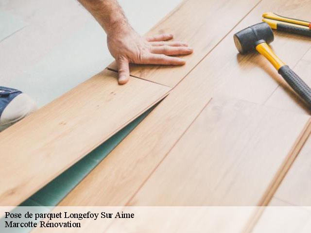 Pose de parquet longefoy-sur-aime-73210 Marcotte Rénovation
