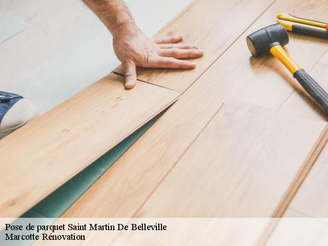 Pose de parquet  saint-martin-de-belleville-73440 Marcotte Rénovation