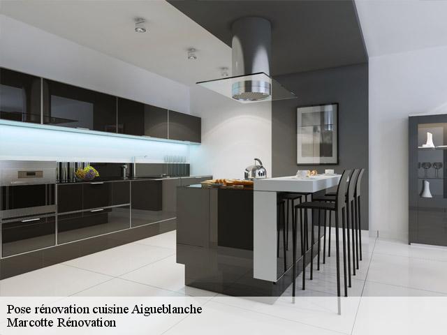 Pose rénovation cuisine  aigueblanche-73260 Marcotte Rénovation