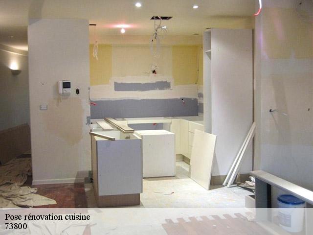 Pose rénovation cuisine 73800