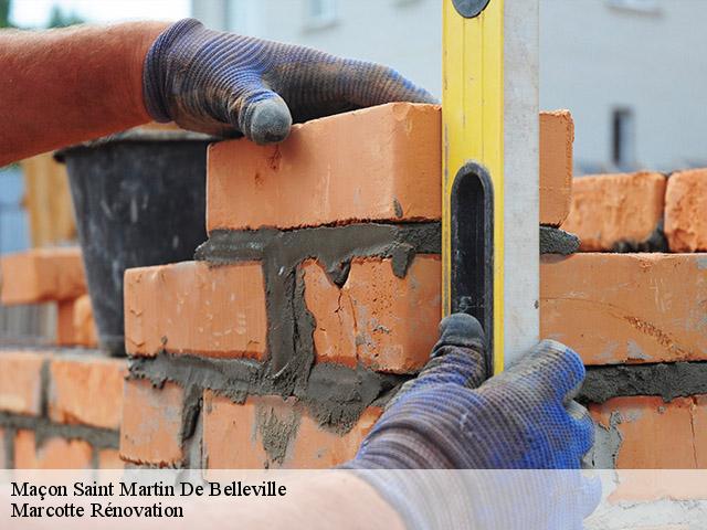 Maçon saint-martin-de-belleville-73440 Marcotte Rénovation